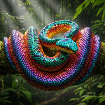 green tree python