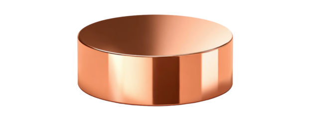 Copper cylindrical cap