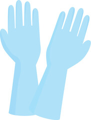 Obraz premium Medical gloves providing hygiene and protection during medical procedures or cleaning