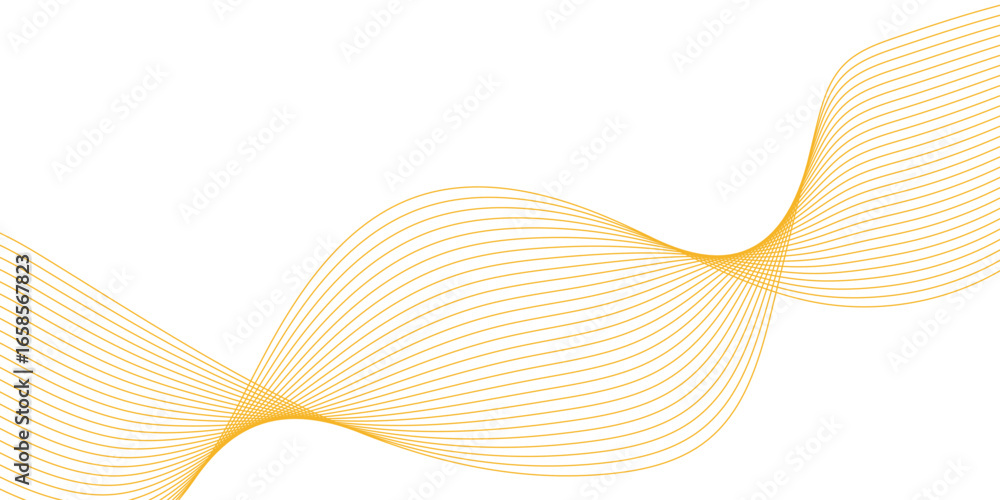Poster abstract background with waves for banner. medium banner size. modern wavy stripes on white backgrou