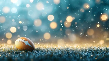 Naklejka premium Exciting football game action sports field dynamic scene outdoor environment close-up viewpoint passionate competition