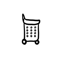 shopping cart icon vector