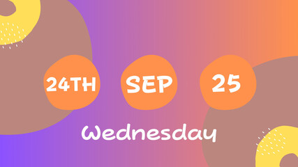 Calendar Reminder: An abstract and stylized illustration of the calendar, featuring the date and day. The illustration is a contemporary, digital design