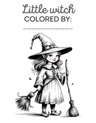 STREGHETTA HALLOWEEN DISEGNO 2 