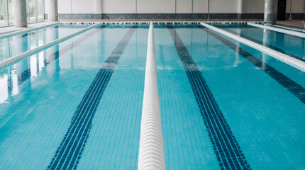 Obraz premium Indoor Swimming Pool Lane