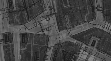 Abstract image for printing - digital painting. The picture is painted by hand on a tablet. © neurostructure