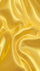 Fototapeta premium Luxurious golden satin fabric texture abstract background