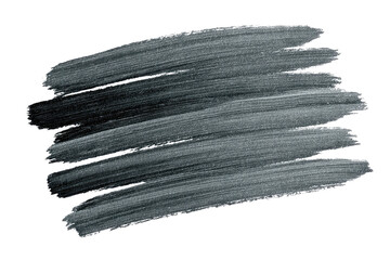 Abstract gray paint brushstrokes