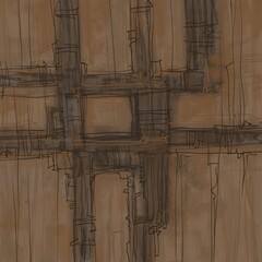 Abstract image for printing - digital painting. The picture is painted by hand on a tablet. © neurostructure
