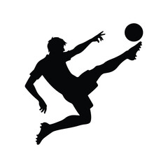 
football players vector silhouette clip art logo design concept illustration