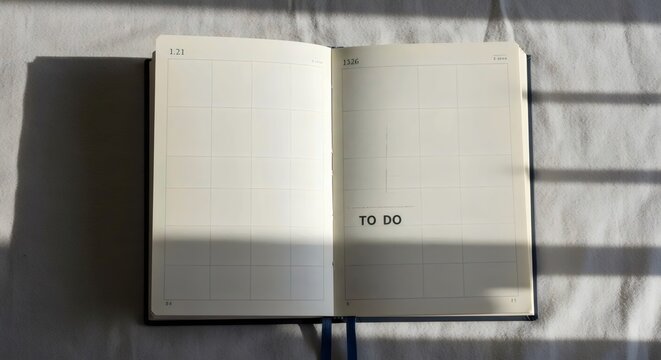 Simple analog productivity: lined notebook 