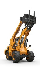 Orange Construction Vehicle