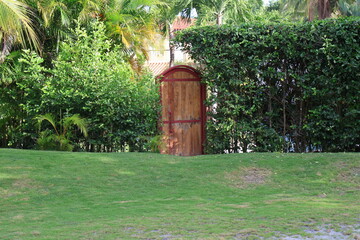 Fototapeta premium garden gate in the garden