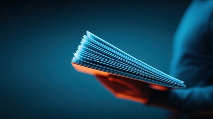 Professional reading material featuring multiple pages of documents and reports suitable for education research business and academic purposes in a modern setting