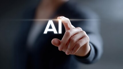 Advanced artificial intelligence technology showcasing innovative AI solutions for modern automation digital transformation and future-focused business applications