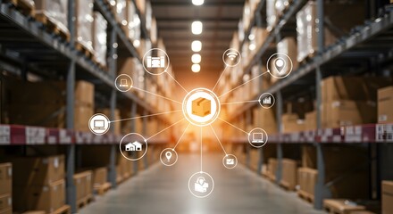 Smart warehouse management system for efficient logistics and distribution