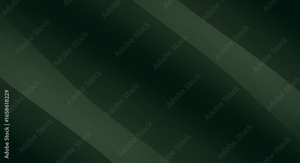 Poster abstract dark green background featuring subtle diagonal stripes with a smooth gradient effect.