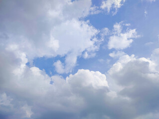Dramatic Sky with Thick Clouds and Patches of Blue