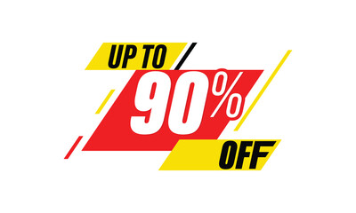 90% save vector, mega sale 90% off, vector up to 90% off, sale 90% off