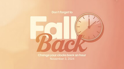 Photo of dont forget to fall back change your clocks back one hour on november 4, 2014, with this vintage clock graphic