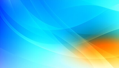 Abstract Blue and Orange Swirls Background Design.