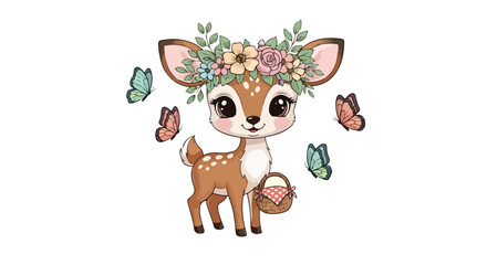 Whimsical VECTOR Art Goat A Colorful Illustration for Creative Projects