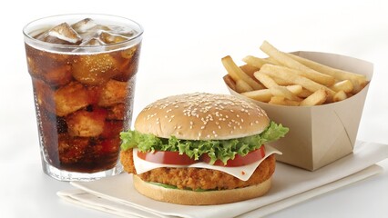 crispy-chicken-burger-with-fries-and-iced-tea---tr