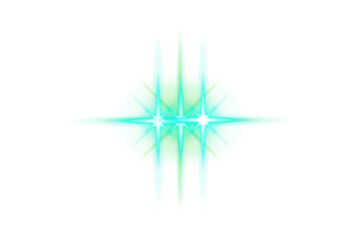 Abstract light flare isolated on transparent background for festive design concept