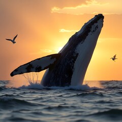 Fototapeta premium dolphins in the sea