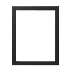 Obraz premium 3d icon Black Picture Frame Elegant Border for Presentations Designs transparent png