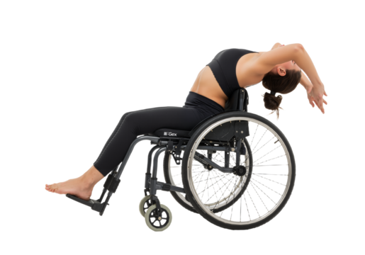 Joyful and empowered senior woman, with a radiant smile, finds harmony and vitality through a graceful yoga pose, embodying a healthy and active lifestyle.