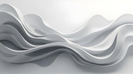 Obraz premium Soft gray textures, flowing patterns, minimalist forms, subtle elegance.