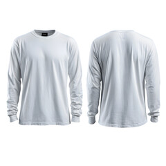 White cotton shirt shows fabric texture and clean style for clothing mockups, branding and digital product display.