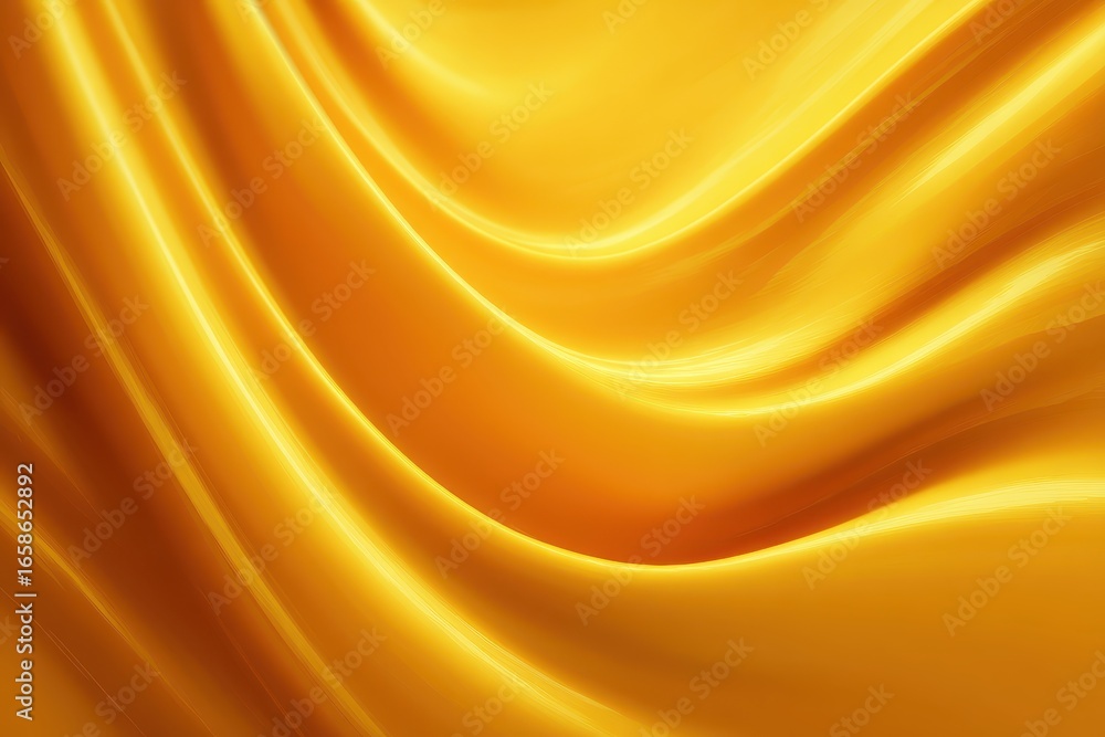 Poster dynamic textured yellow abstract background with flowing layers creating a sense of movement and war