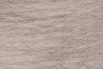 Closeup of knitted beige wool fabric
