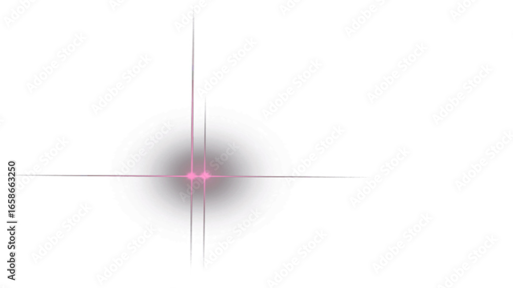 Poster small light leak effect with pink glow on a transparent background, perfect for adding a subtle lens