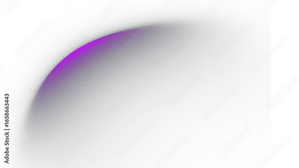 Poster smooth abstract gradient light effect with a purple curve on transparent background, a great element