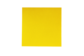 A solid, vibrant gold-yellow square, outlined in black. Slight, irregular, colored distortions around the edges