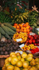 fruits and vegetables at market