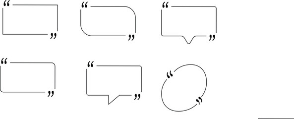 Obraz premium Vector set of paper sheets with brush stroke designs and speech bubble shapes