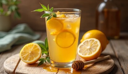 glass of lemonade