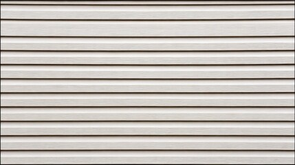 Obraz premium Light gray siding with horizontal ribbed texture.
