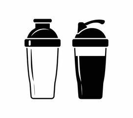 vector illustration of a bottle