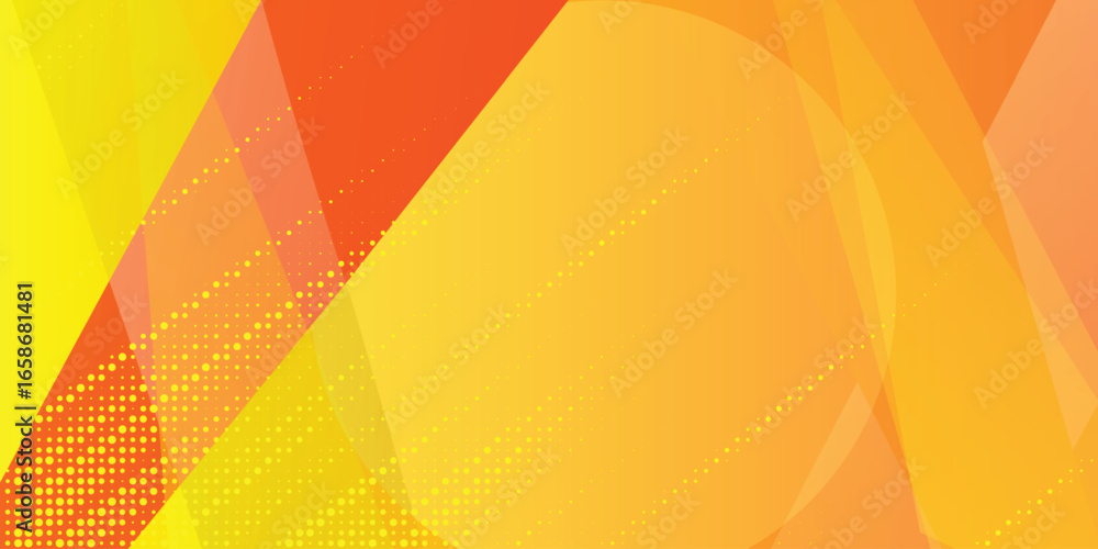 Poster abstract orange and yellow square overlap background for card graphics design. orange background sha