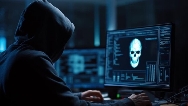 Security Breach Underway in Dark Office