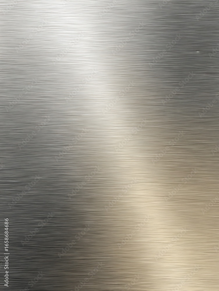 Poster brushed stainless steel texture with smooth reflective surface creates modern and sleek appearance s