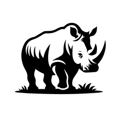 Fototapeta premium rhino vector illustration