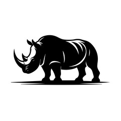 Fototapeta premium rhino vector illustration