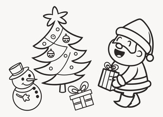 Black Christmas Icons Stock Illustrations. christmas vector.christmas bundle vectore 