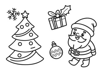 Black Christmas Icons Stock Illustrations. christmas vector.christmas bundle vectore 